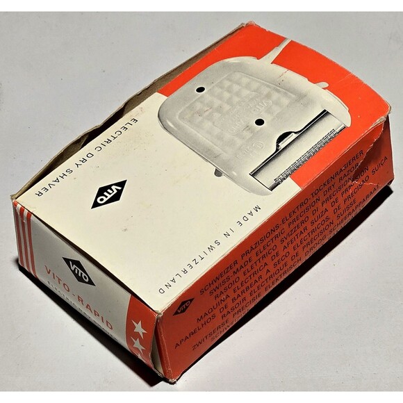 VTG Vito Rapid Electric Shaver Original Box Switzerland Swiss 21439 Tested Works - Picture 11 of 16